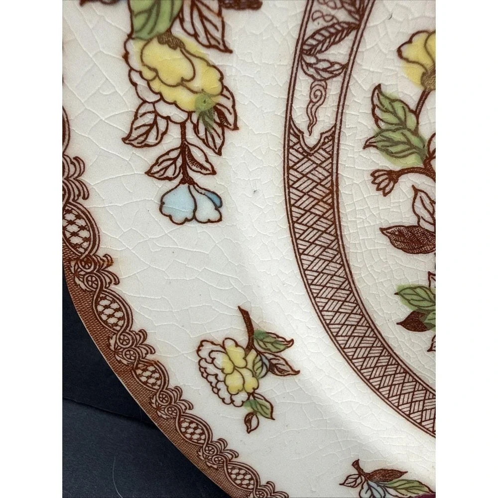 Lot Of 2‎ VTG Indian Tree Dinner Plate 10 1/2